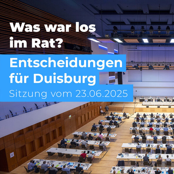 Ansicht Rat in der Mercatorhalle